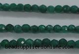 CTG414 15.5 inches 2mm faceted round tiny dyed candy jade beads