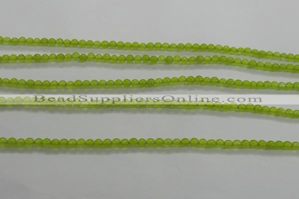 CTG430 15.5 inches 2mm round tiny dyed candy jade beads wholesale