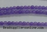 CTG433 15.5 inches 2mm round tiny dyed candy jade beads wholesale