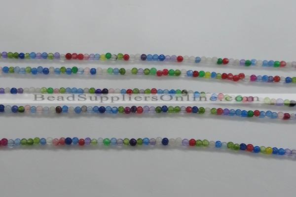 CTG436 15.5 inches 2mm round tiny dyed candy jade beads wholesale