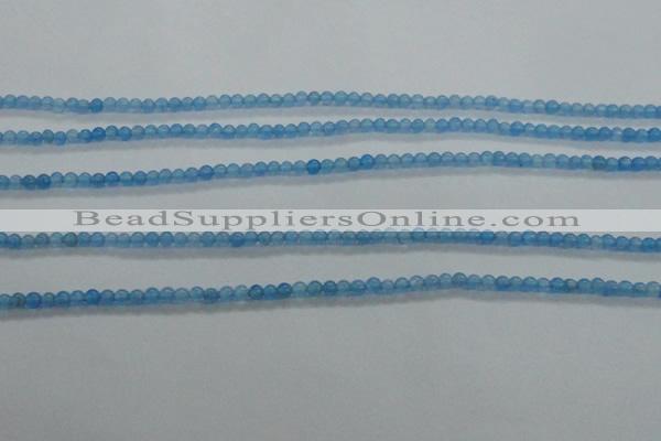 CTG439 15.5 inches 2mm round tiny dyed candy jade beads wholesale