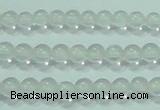 CTG44 15.5 inches 2mm round tiny white crystal beads wholesale