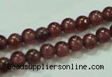 CTG54 15.5 inches 2mm round grade A tiny garnet beads wholesale