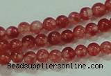 CTG59 15.5 inches 2mm round tiny dyed white jade beads wholesale