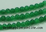 CTG61 15.5 inches 2mm round tiny dyed white jade beads wholesale