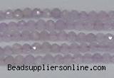 CTG621 15.5 inches 2mm faceted round lavender amethyst beads