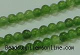 CTG63 15.5 inches 2mm round tiny dyed white jade beads wholesale