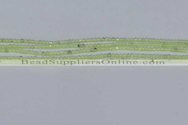 CTG631 15.5 inches 2mm faceted round prehnite gemstone beads