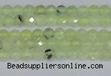 CTG632 15.5 inches 3mm faceted round prehnite gemstone beads