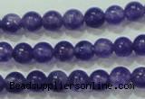 CTG65 15.5 inches 3mm round tiny dyed white jade beads wholesale