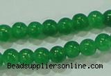 CTG69 15.5 inches 3mm round tiny dyed white jade beads wholesale