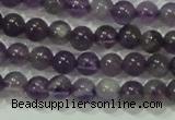 CTG72 15.5 inches 3mm round grade AB tiny amethyst beads wholesale