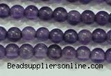 CTG73 15.5 inches 3mm round grade A tiny amethyst beads wholesale