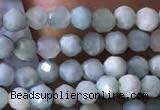 CTG769 15.5 inches 3mm faceted round tiny larimar gemstone beads