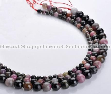 CTO10 16 inch round natural tourmaline gemstone beads wholesale