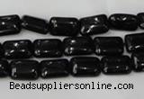 CTO125 15.5 inches 10*14mm rectangle black tourmaline beads