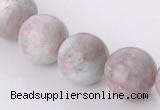 CTO17 15 inches 12mm round natural tourmaline beads wholesale