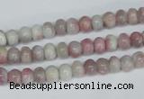 CTO201 15.5 inches 5*10mm rondelle pink tourmaline gemstone beads