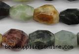 CTO384 15.5 inches 12*16mm – 16*25mm faceted nuggets tourmaline beads