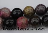 CTO391 15.5 inches 13mm round natural tourmaline gemstone beads