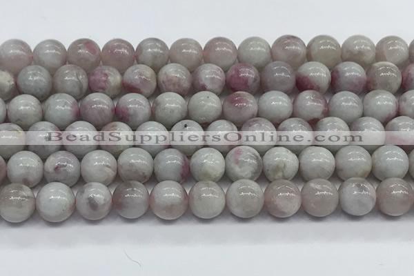 CTO693 15.5 inches 10mm round pink tourmaline gemstone beads