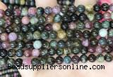 CTO696 15.5 inches 6mm round tourmaline gemstone beads