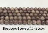 CTO722 15.5 inches 10mm round Chinese tourmaline beads