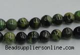 CTP03 15.5 inches 8mm round yellow green pine gemstone beads wholesale