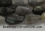 CTR120 15.5 inches 10*20mm faceted teardrop labradorite beads