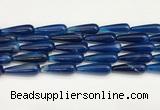 CTR428 15.5 inches 10*30mm teardrop agate beads wholesale