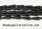 CTR435 15.5 inches 10*30mm teardrop agate beads wholesale