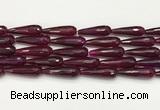 CTR453 15.5 inches 10*30mm faceted teardrop agate beads wholesale