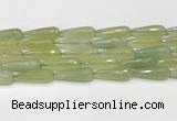 CTR459 15.5 inches 10*30mm faceted teardrop agate beads wholesale