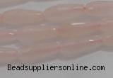 CTR74 15.5 inches 6*16mm faceted teardrop pink aventurine beads