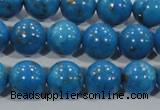 CTU1626 15.5 inches 16mm round synthetic turquoise beads