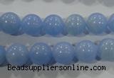 CTU1733 15.5 inches 8mm round synthetic turquoise beads