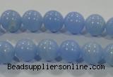 CTU1734 15.5 inches 10mm round synthetic turquoise beads