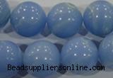 CTU1739 15.5 inches 20mm round synthetic turquoise beads