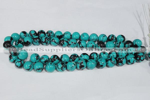 CTU1806 15.5 inches 14mm round synthetic turquoise beads