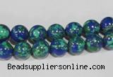 CTU1813 15.5 inches 8mm round synthetic turquoise beads