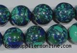 CTU1819 15.5 inches 20mm round synthetic turquoise beads