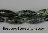 CTU2468 15.5 inches 8*20mm rice African turquoise beads wholesale