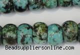 CTU2471 15.5 inches 10*14mm rondelle African turquoise beads wholesale