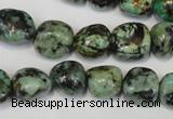 CTU2472 15.5 inches 12*13mm nuggets African turquoise beads wholesale