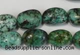 CTU2473 15.5 inches 13*18mm nuggets African turquoise beads wholesale