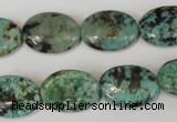 CTU2476 15.5 inches 13*18mm oval African turquoise beads wholesale