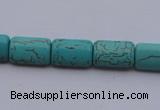 CTU25 15.5 inches 18*25mm rectangle blue turquoise beads Wholesale