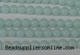 CTU2564 15.5 inches 6mm round synthetic turquoise beads