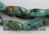 CTU409 15.5 inches 8*12mm rice African turquoise beads wholesale