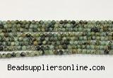 CTU510 15.5 inches 4mm round African turquoise beads wholesale